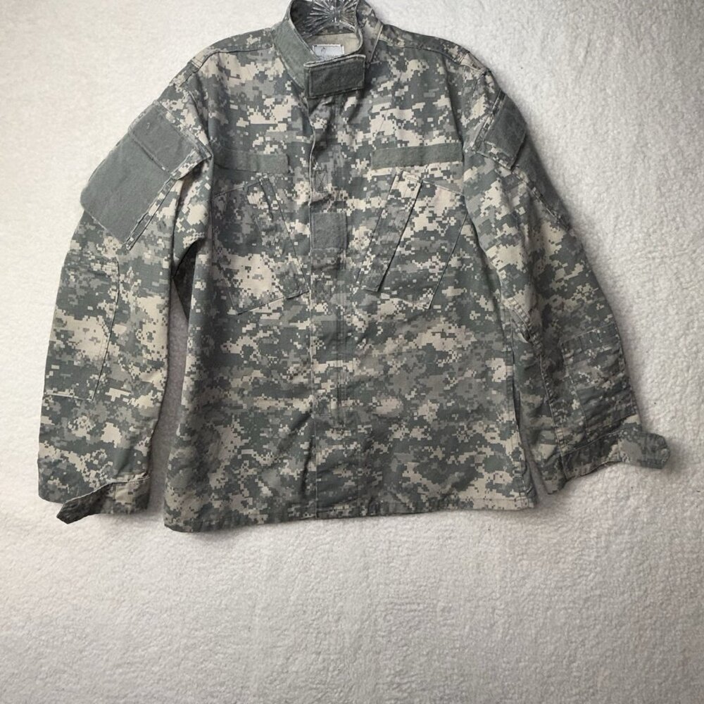 US Army ACU Combat Digital Camo Uniform Shirt Jacket Work Hunting Small Regular
